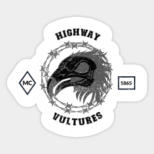 Highway Vultures Biker Gang Sticker